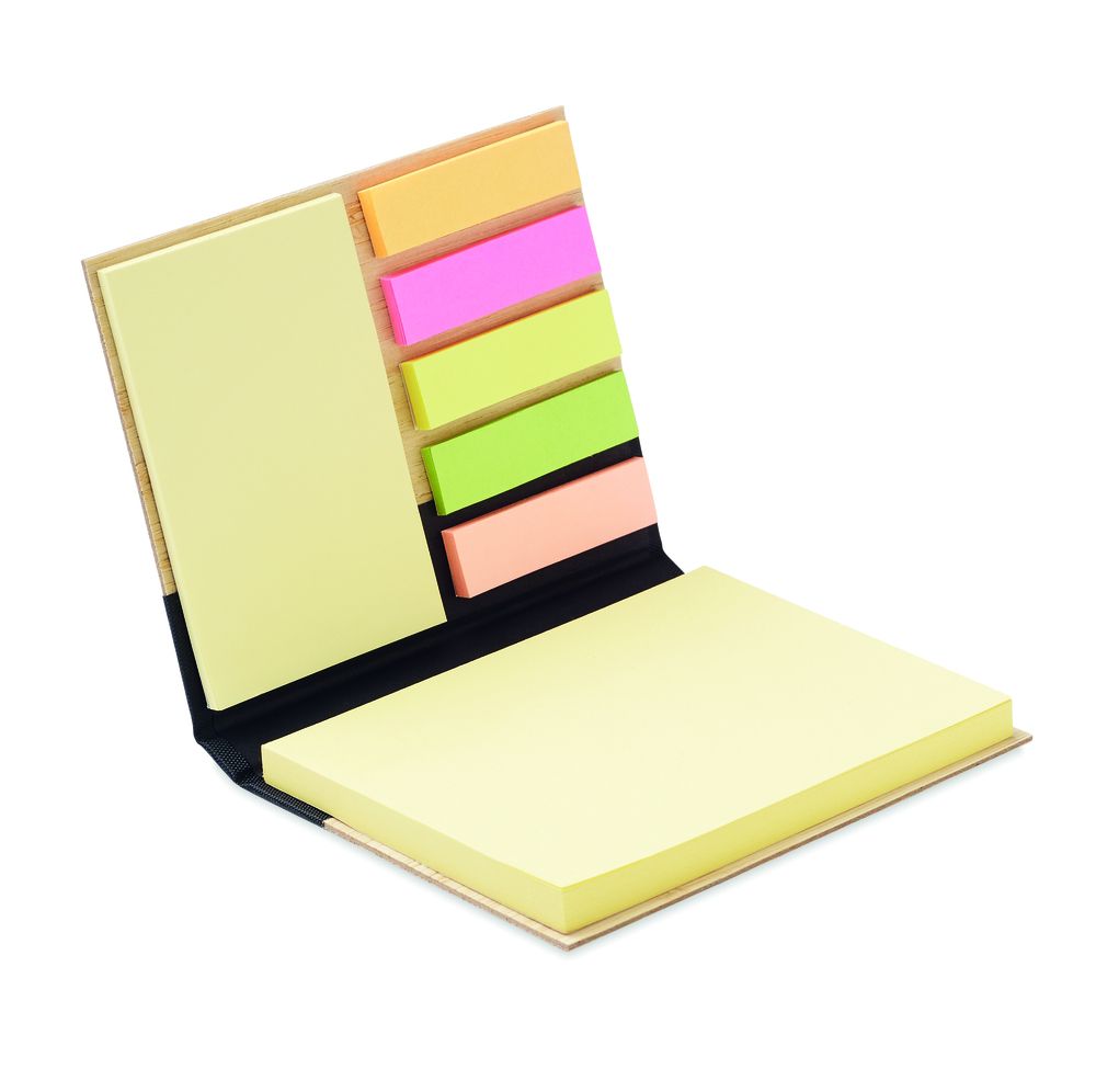 GiftRetail MO6529 - VISIONBAM Bamboe sticky notes set