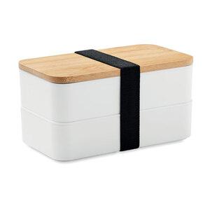GiftRetail MO6627 - BAAKS Lunchbox in PP en bamboe deksel
