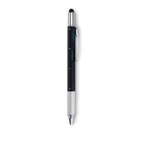 GiftRetail MO8679 - TOOLPEN Multifunctionele tool Zwart