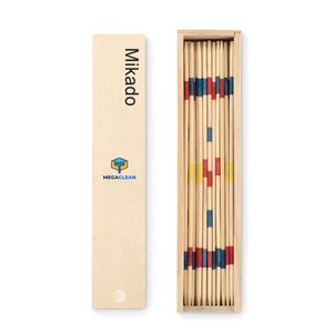 GiftRetail MO9189 - MINI MIKADO Houten mikadospel Hout