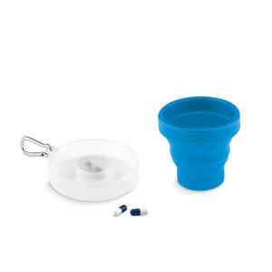 GiftRetail MO9196 - CUP PILL Opvouwbare siliconen beker