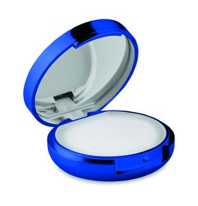 GiftRetail MO9374 - DUO MIRROR Lippenbalsem spiegel Blauw