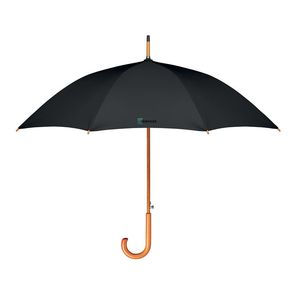 GiftRetail MO9629 - CUMULI RPET 23,5" paraplu RPET Zwart