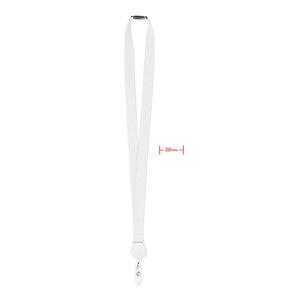 GiftRetail MO9852 - ZIP LANYARD Lanyard met badgehouder