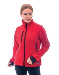 Mustaghata MAGMA - SOFTSHELL JACKET FOR WOMEN Rood