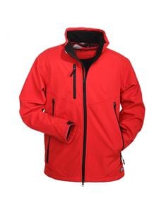 Mustaghata VOLCANO - SOFTSHELL JAS VOOR HEREN 3 LAGEN Rood