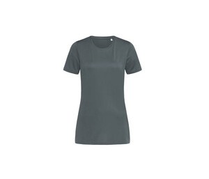 Stedman ST8100 - Sport T-shirt Dames Granietgrijs