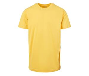 Build Your Brand BY004 - T-shirt met ronde hals taxi geel
