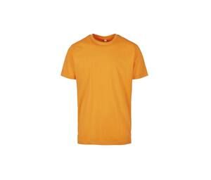 Build Your Brand BY004 - T-shirt met ronde hals Oranje paradijs