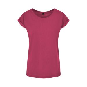 Build Your Brand BY021 - T-Shirt Hibiskus Roze