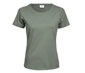 TEE JAYS TJ450 - T-shirt stretch ronde hals dames Bladgroen