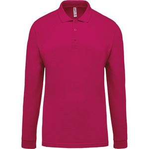 Kariban K256 - Piqué-herenpolo lange mouwen Fuchsia