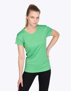Mustaghata SALVA - Women Active T-Shirt Polyester Spandex 170 G/M² Citroen groen