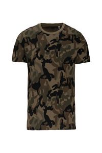 Kariban K3030 - T-shirt camo korte mouwen Olijf Camouflage