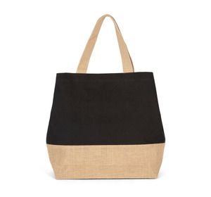 Kimood KI0235 - Shopper van jute- & katoencanvas