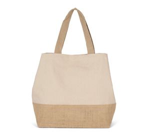 Kimood KI0235 - Shopper van jute- & katoencanvas