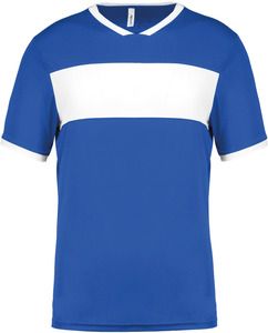 PROACT PA4001 - Sportshirt korte mouwen kids Sportief Koningsblauw / Wit