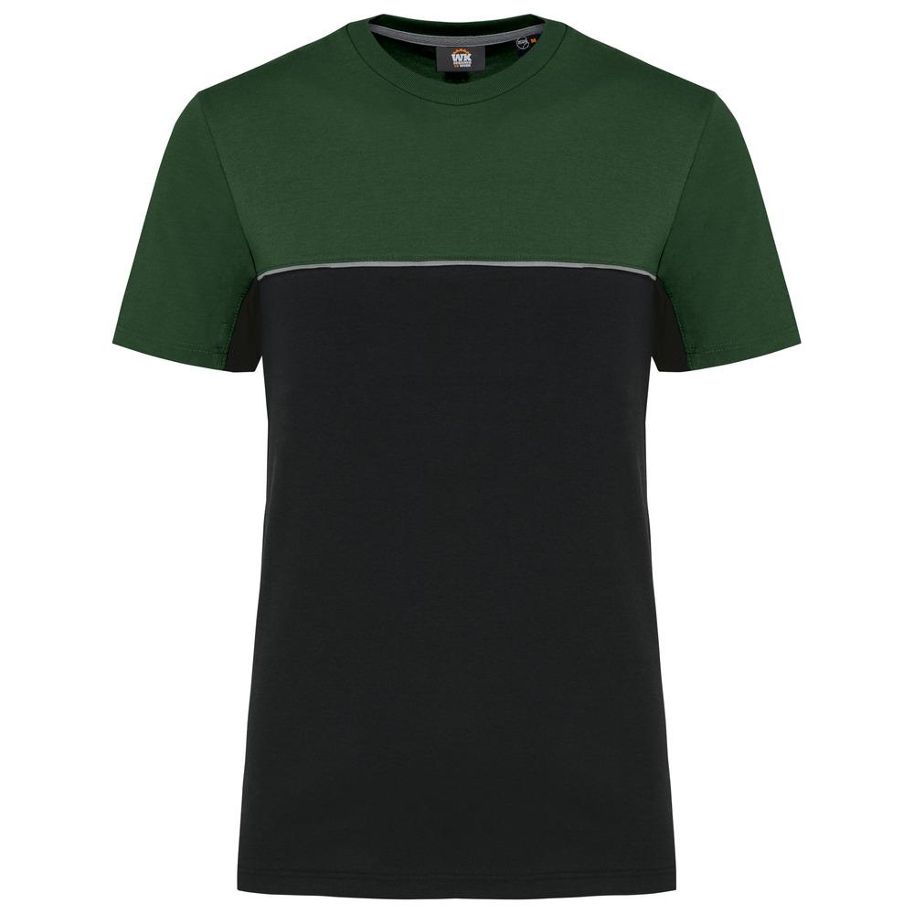 WK. Designed To Work WK304 - Ecologisch en tweekleurig uniseks T-shirt met korte mouwen