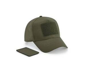 BEECHFIELD BF638 - REMOVABLE PATCH 5 PANEL CAP Militair groen