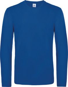 B&C CGTU07T - #E190 Men's T-shirt long sleeve Koningsblauw
