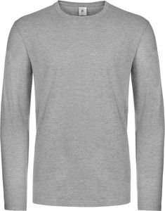 B&C CGTU07T - #E190 Men's T-shirt long sleeve Sportgrijs
