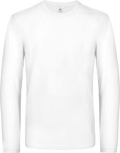 B&C CGTU07T - #E190 Men's T-shirt long sleeve Wit