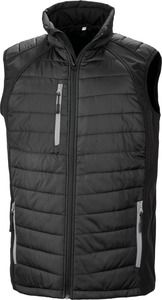 Result R238X - BLACK COMPASS GEWATTEERDE SOFTSHELL BODYWARMER