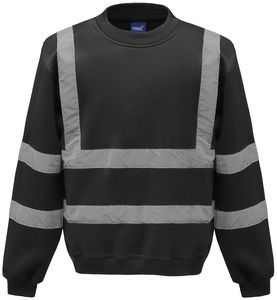 Yoko YHVJ510 - Signalisatie Sweatshirt Zwart