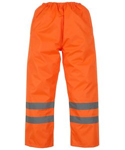 Yoko YHVS451 - Ademende regenbroek Hi-Vis Soft Flex Hizicht Oranje