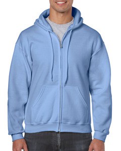 GILDAN GIL18600 - Sweater Hooded Full Zip HeavyBlend for him Blauw Carolina