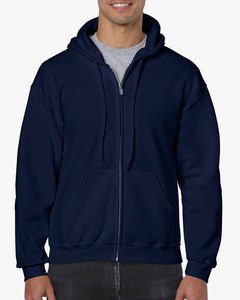 GILDAN GIL18600 - Sweater Hooded Full Zip HeavyBlend for him Marine