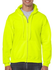 GILDAN GIL18600 - Sweater Hooded Full Zip HeavyBlend for him Veiligheid Groen