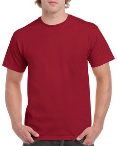 Gildan GIL5000 - T-shirt zwaar katoen voor hem Kardinaalrood