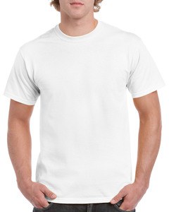 Gildan GIL5000 - T-shirt zwaar katoen voor hem Wit