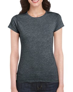 GILDAN GIL64000L - T-shirt SoftStyle SS for her Donkere Heide