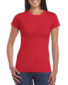 GILDAN GIL64000L - T-shirt SoftStyle SS for her Rood