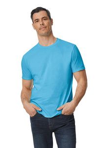 GILDAN GIL980 - T-shirt SoftStyle Bio-polish SS unisex Baby Blauw