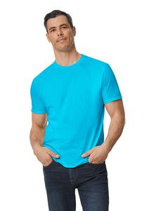 GILDAN GIL980 - T-shirt SoftStyle Bio-polish SS unisex Caribisch blauw