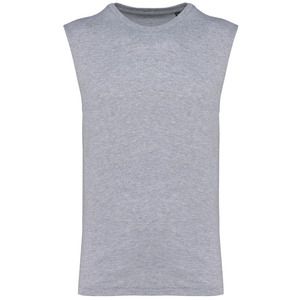 Kariban K3022IC - Duurzaam mouwloos heren-T-shirt Oxford grijs
