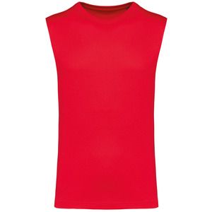 Kariban K3022IC - Duurzaam mouwloos heren-T-shirt Rood