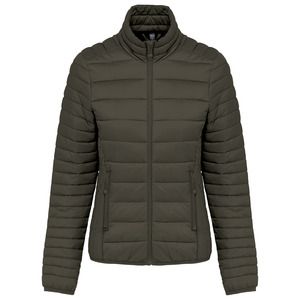 Kariban K6121 - Ladies' lightweight padded jacket Donker kaki