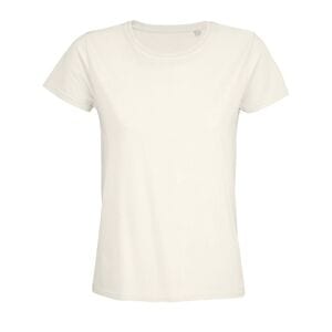 SOL'S 03579 - Pioneer Women T Shirt Dames Jersey Ronde Hals Getailleerd Gebroken wit