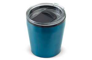 TopPoint LT98763 - Koffiebeker metallic 180ml Lichtblauw