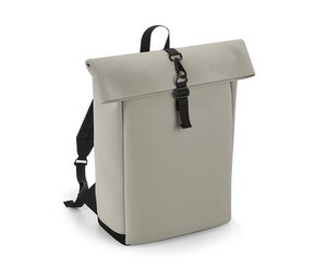 BAG BASE BG335 - MATTE PU ROLL-TOP BACKPACK