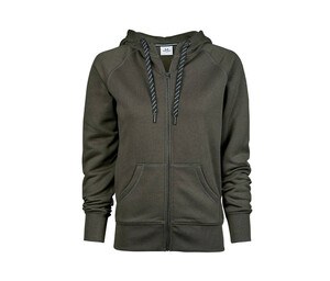 Tee Jays TJ5436 - Fashion full zip hood Women Diepgroen