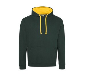 AWDIS JH003 - Hoodie met capuchon Contrast