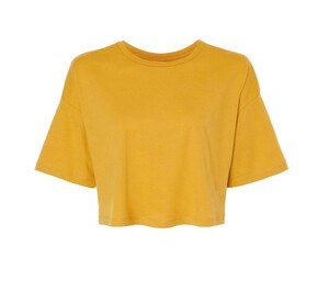 Bella+Canvas BE6482 - T-SHIRT JERSEY CROP VOOR DAMES Mosterd