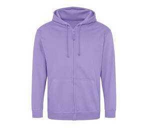 AWDIS JH050 - Hoodie met Rits Digitale lavendel