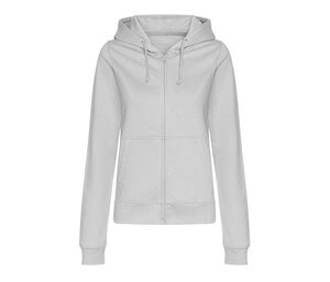 AWDIS JH050F - Full zip hoodie Heide Grijs