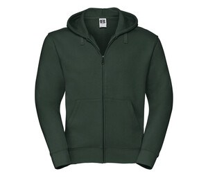 Russell JZ266 - Hoodie Sweatshirt Met Rits Fles groen